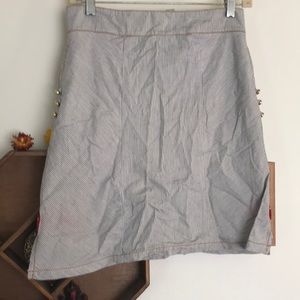 Mini skirt with heart decals